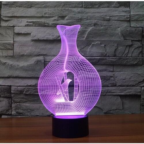 Wholesale Table Lamps For Living Manufacturer Of Creative Electronic Products 3d Desk Lamp Dream Vision Stereoscopic Nightlight