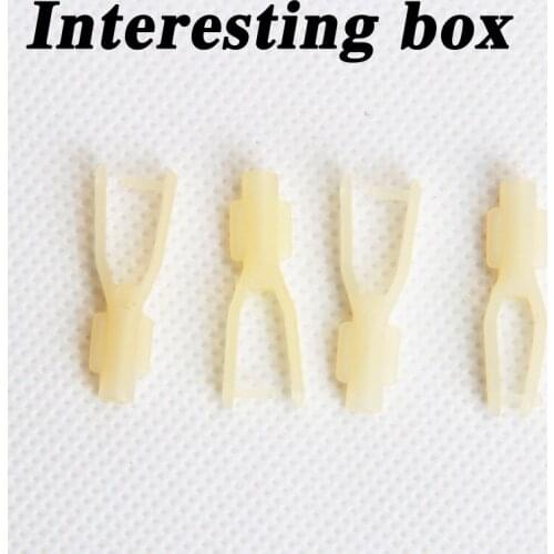 Crab Kingdom Aircraft Model Accessories Nylon Chuck Rudder Angle Chuck with Ear 2MM Adjustable Chuck 2pcs