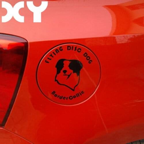 Pet Dog Border Collie Car Stickers and Decals Vinyl Wrap Reflective Tape Car Modification Drop Shipping