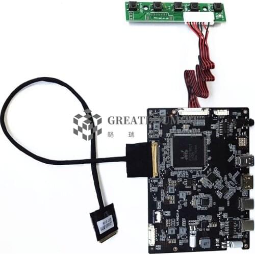 Type-C DP Audio 4K LCD controlador Board HDMI-compatible For LQ156D1JW02 EDP 40Pin 3840X2160 LCD controlador