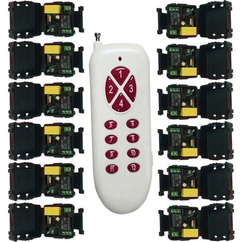 1000M Long Range AC220V 1CH Remote Control Light Switch Relay Output Radio Receiver Module +Transmitter Garage Door lamp/window