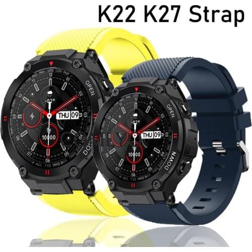 K22 K27 Strap Smart Watch Silicone Soft Sports Band Wristband Bracelet