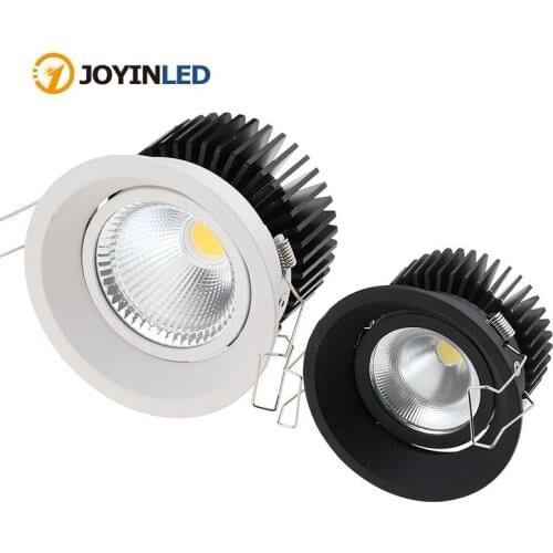 LED Downlight COB Recessed Lamp Round COB 5W 10W 20W 30W LED Light Dimmable Indoor Adjustable LED Spot Lighting With Driver