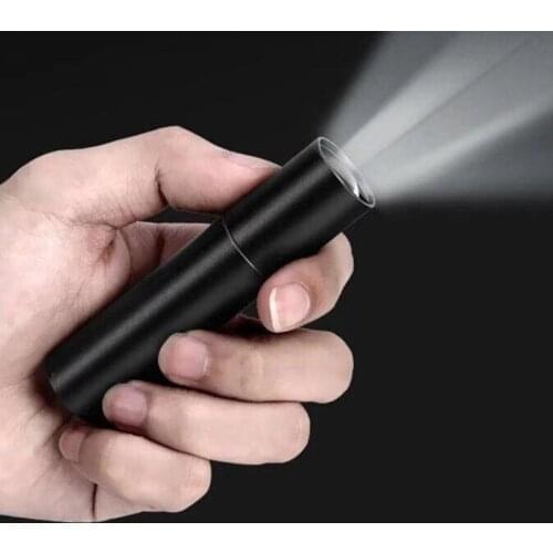USB Rechargeable Mini Flashlight LED Super Bright Mini Light 3 Modes Build in Battery Pocket Camping Lamps Portable power Torch