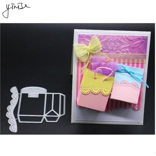 VCD177 LACE CARD BAG SCRAPBOOK Metal Cutting Dies For Scrapbooking Stencils DIY Album Cards Decoration Embossing Folder Die Cuts