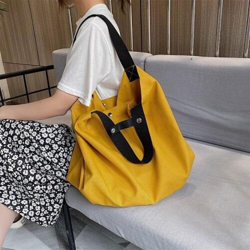 Big Capacity Ladies Totes Shoulder Bag Tassels Women Cotton Shopping Women Eco Reusable Shopper Bags Canvas messenger Bag