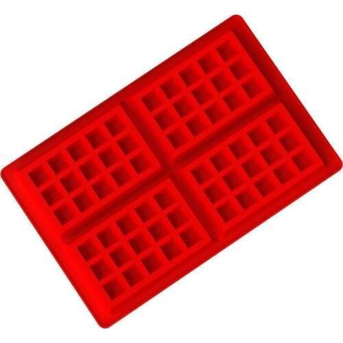 1pc Silicone Waffle Mold DIY Waffle Chocolate Baking Mould DIY Cake Bakeware Maker Pan Kitchen Accessories Supplies