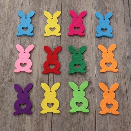 10 pieces of felt rabbit decoration rabbit decoration cute animal gifts clothing decoration accessories