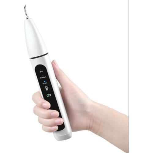 2Set/Lot Electric Tooth Cleaner Ultrasonic Household Yellow Teeth Stone Remover TEETH WHITENING Oral Irrigator HA2049