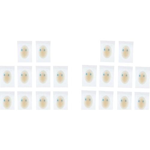 20 Pcs Silicone Gel Adhesive Blister Pad Bandages Prevention Guard Padding Patches for Both Women Men Use