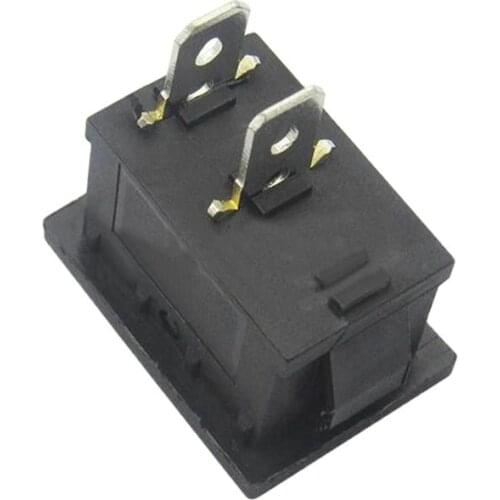 30pcs 21*15mm rocker switch on-off switches 2 pins 2 gears button boat rocker key 6A/250V wholesale price