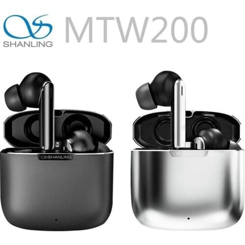 SHANLING MTW200 TWS Ture Wireless Bluetooth 5.2 Earphone Waterproof Sports Earbud Headset Aptx AAC SBC Mic for Android ios Phone