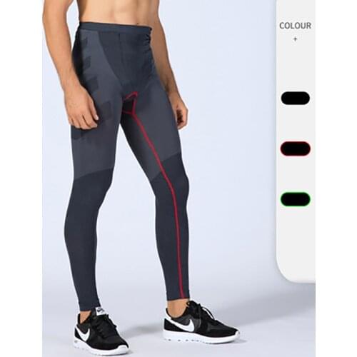 Men Compression Pants Fitness Sport Workout Leggings Sweat Quick Dry Breathable Tights Running Training Trousers Yoga Pants