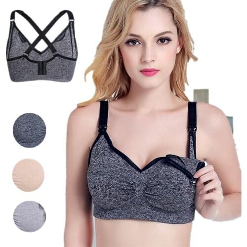 Maternity Nursing Bra Breastfeeding cotton Nurse Bras Breast Feeding Push Up Pregnant Underwear Plus Size for pregnant Women