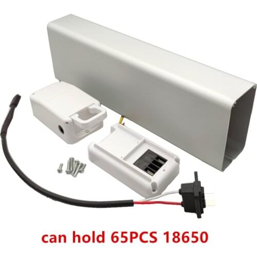 Bike Battery Case 18650 Stroage Box Long Aluminum For Electric Ebike 24V 36V 48V 60V Down Tube