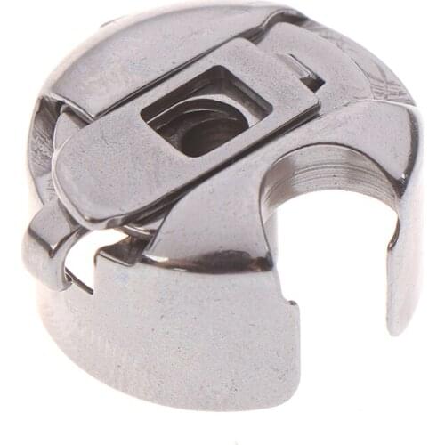 Silver Sewing Machine Accessories Bobbin Case For Old Style Sewing Machine Household Metal Sewing Machine Bobbin Case 1Pc