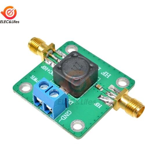 DC Bias 50K-60MHz RF Microwave DC Feed DC Offset DC Blocker Module for HAM radio Amplifier Active antenna RF power supply module
