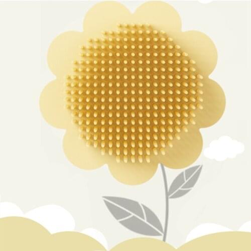 Baby silicone shampoo brush Dandruff Newborn bathing and rubbing mud Childrens bath cotton Baby shampoo