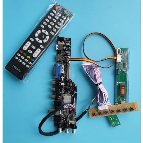 For LTN156AT01 1366x768 AV remote HDMI-compatible LED USB VGA AV TV controller board driver digital panel screen DVB-T DVB-T2