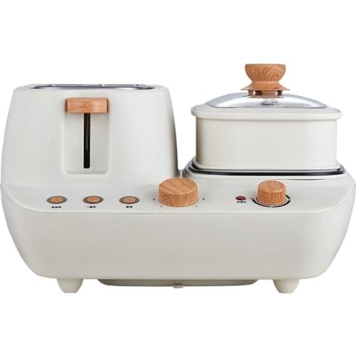 Multi-function Electric Breakfast Maker Omelette Beef Pizza Bacon and Bread Machine for Household Steamed egg Boiling pot