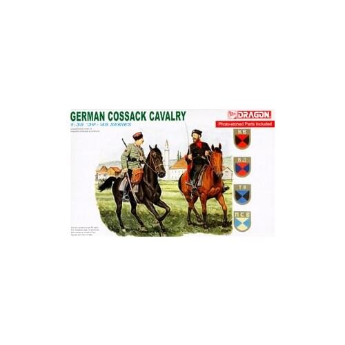 1/35 scale model Dragon 6065 World War II German Cossack cavalry