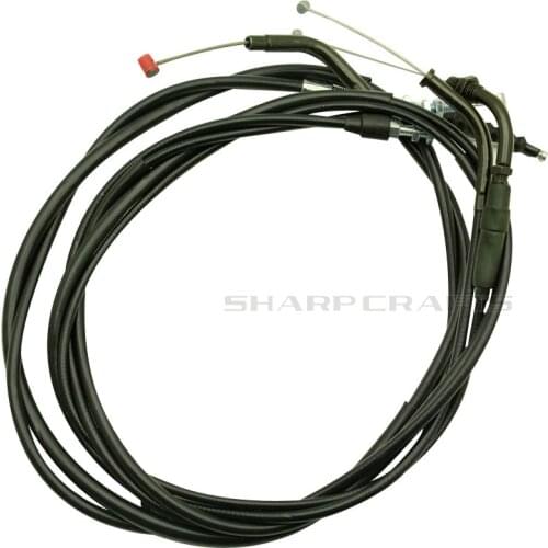 Modified Lengthen Extended Throttle Line 143CM Clutch Cable Wire 165CM For Honda Steed VLX400 VLX600 Magna VF250 Shadow VT400