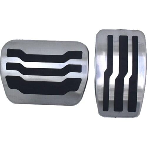 Stainless steel Brake Accelerator Pedal Pad cover Case For Ford Raptor F150 F-150 2009- 2014 AT Gas Fuel Ped