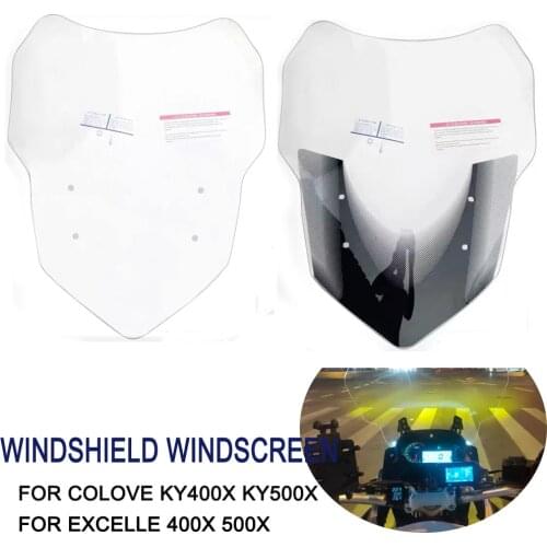 For Mocbor Montana xr5 Screen Windshield Fairing Windscreen Baffle Wind Deflectors For Excelle KY500X KY400X