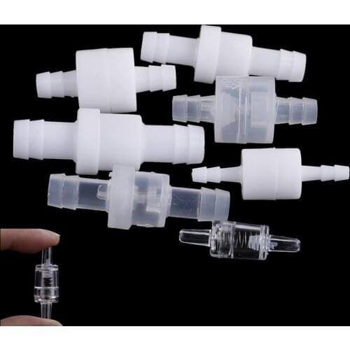 1Pc One Way Inline Check Valve Gas Air Liquid Water Fluids Valve 4 / 6 / 8 / 12mm high quality