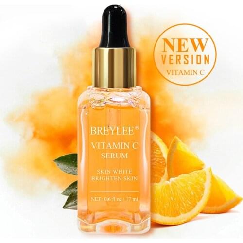 BREYLEE Face Serum Vitamin C Whitening Facial Serum Remove Dark Spots Melanin Anti-Aging Wrinkles Moisturizing Essence Skin Care