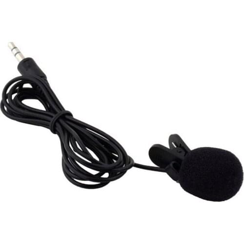 1.2m Mini Portable Lavalier 3.5 Mm Microphone Condenser Clip-on Lapel Mic Wired Mikrofo/Microfon For Phone For Laptop PC