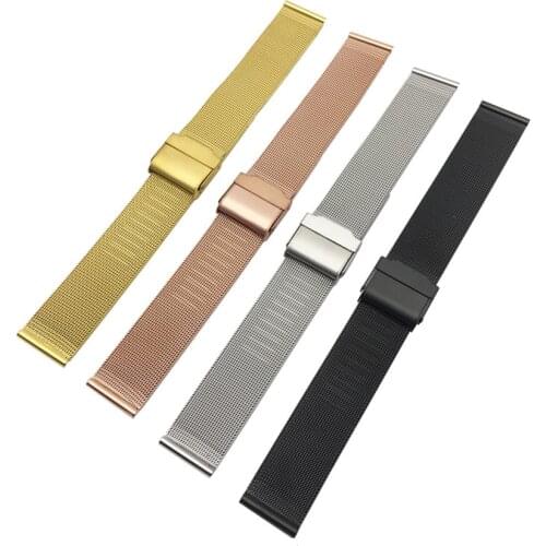 Watch Band for Garmin Venu SQ Metal Bracelet for Garmin Venu Vivoactive3 Forerunner 245 for Amazfit Bip S/U/GTS 2 Wrist Strap
