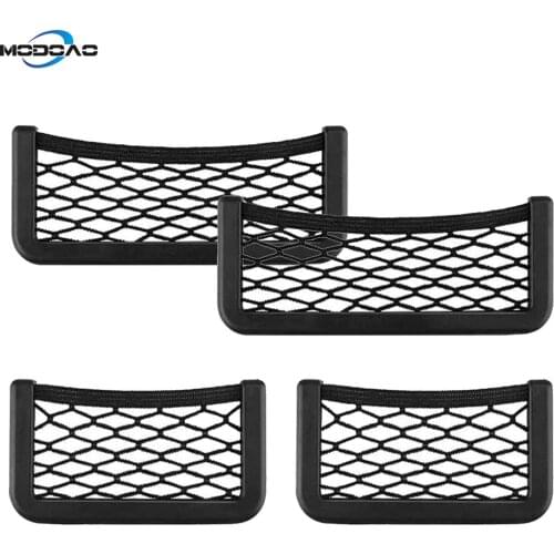 Storage Net Bag Car Storage Pocket Trunk Storage Bag Quality Elastic Auto Net Pocket Phone Holder Map Cash