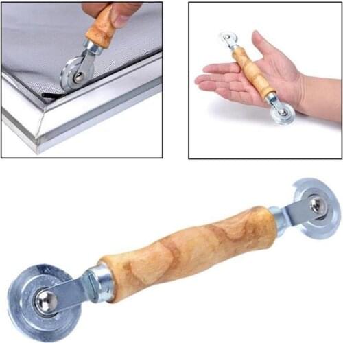 1pc Change Window Screen Tools Installing Window and Door Spline Roller Double-head Presser Wheel Universal Hardware Accessories