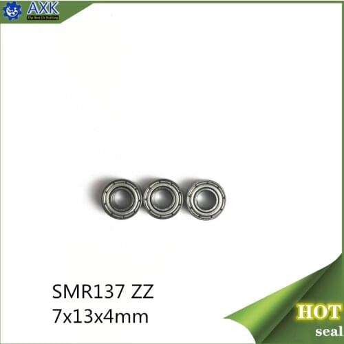 SMR137ZZ Bearing 7*13*4 mm ( 10PCS ) ABEC-1 Stainless Steel Ball Bearings Shielded SMR137Z SMR137 Z ZZ