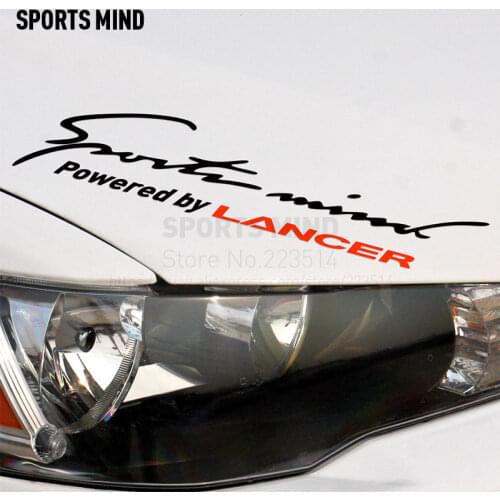 Sports Mind Car Styling On Car Lamp Eyebrow Automobiles Car Sticker For Mitsubishi lancer 10 9 exterior accessories