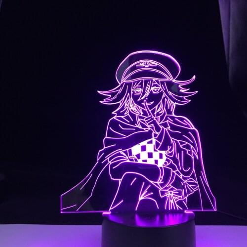 Danganronpa Led Night Light Kokichi Oma Lamp for Home Decoration Child Gift Acrylic Night Light Anime 3D Lamp Dropshipping Fast