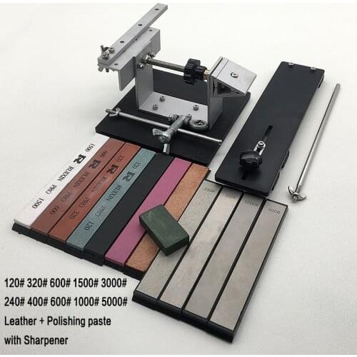 Sharpener Fixed Angle Leather Sharpening Polishing Knife Sharpener System Sharpening Stone Sharpener Knife Professional