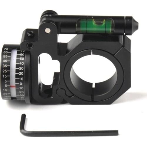 Universal Bubble Level and Angle Indicator 1 inch and 30mm Applicable High Accuracy For Outdoor Hunting Shooting
