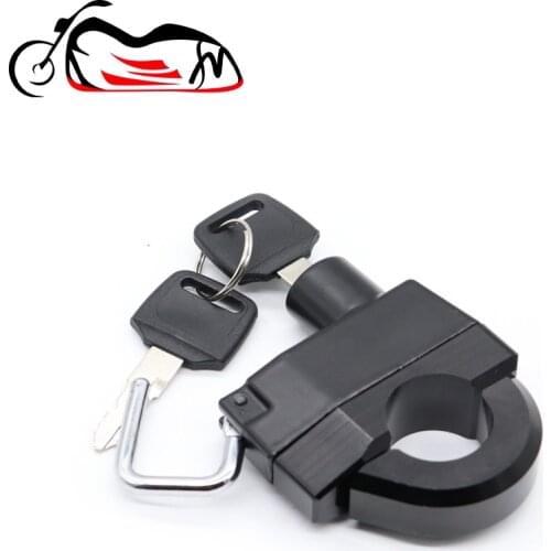 25mm Handlebar Universal Helmet Lock For HONDA VT 400 600 750 1100 1300 C/DC/RS SHADOW VTX 1800 1300 C/R/S/T/F/N/CX
