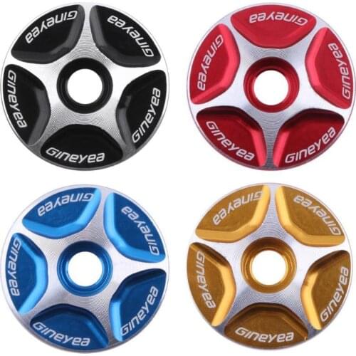 Bike Headset Top Cap Cover Aluminum Threadless Bicycle Headset Caps 28.6mm Mountain Bike Cycling MTB Headset Stem Top Cap Cover