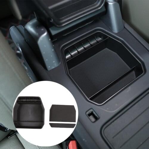 For Land Rover Defender 110 2020 Car Inner Armrest Storage Box Decoration Cover Trim Car Accessory Upgrade Convenient Storage