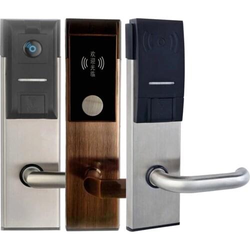 High Quality Hotel Door Lock Access System Intelligent Electronic Card Door Lock Home Security DoorLock HM-205