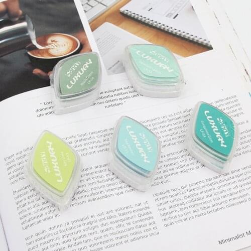 1pc the eye creative mini colourful inkpad planner scrapbooking silicone stamp greeting card making supplies DIY