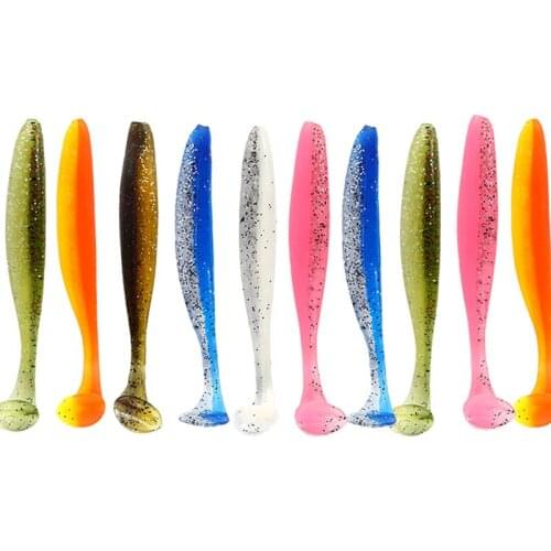 20/30pcs/Lot Soft Lures Silicone Bait 7cm/2g false bait mandarin fish perch mouth fish fishing soft worm