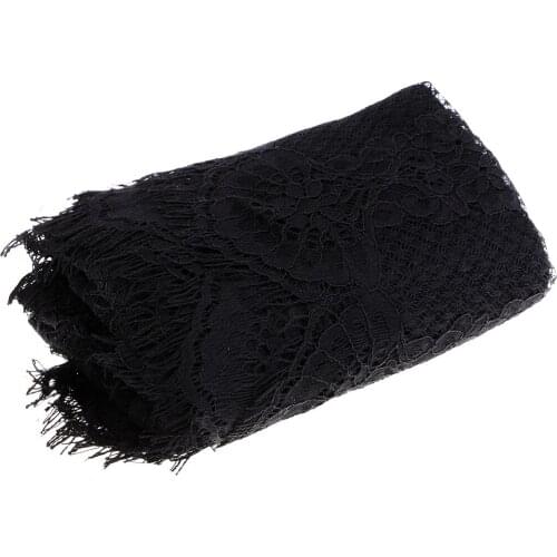 3 Yards Eyelash Lace Edge Trim Ribbon Wedding Sewing Applique 40cm