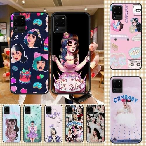 Cry baby Melanie Martinez Phone case For Samsung Galaxy Note 4 8 9 10 20 S8 S9 S10 S10E S20 Plus UITRA Ultra black luxury bumper