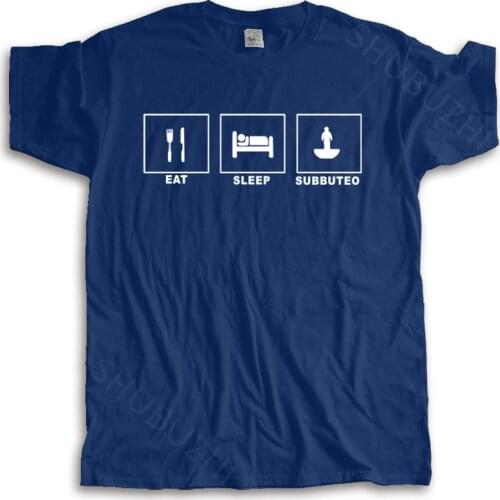 Cotton Tshirt mens summer Tops SUBBUTEO FOOT BALL T Shirt Foot ball Eat Sleep Subbuteo Team Vintage Retro summer teeshirt