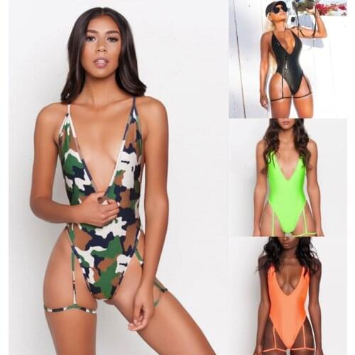 New Sexy Solid Home Lingerie Sleepwear Underwear Jumpsuit Bodysuit Teddy Pajamas Four Season Underwear sexy women lingere