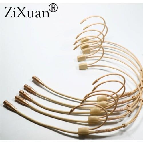 5PCS Pro Ear Hanging Headset Headworn Microphone Condenser Hypercardioid Mic for Sennheiser Shure Wireless Microphone System